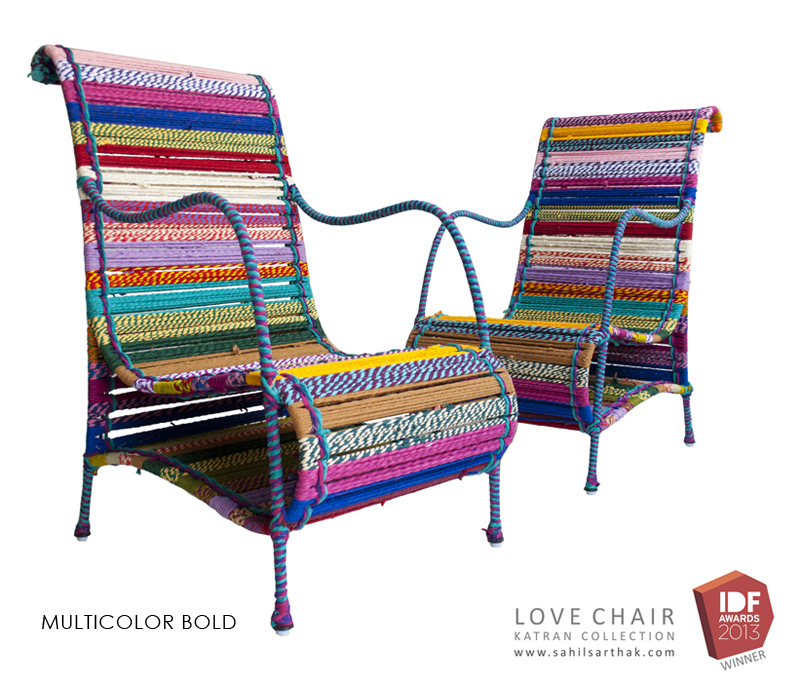 Love Chair Katran in Bold Multicolor